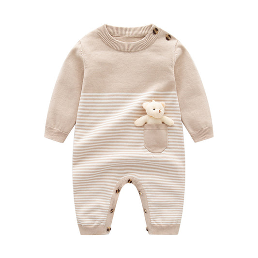 Peek-a-boo Bear Baby Romper