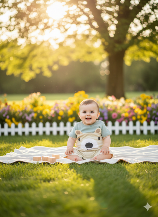 Bear Hugs Baby Romper