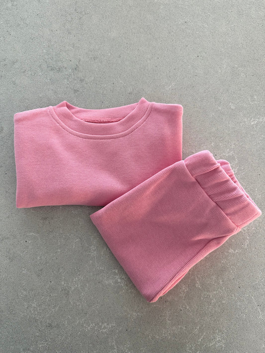 Soft Pink, Tiny Twinkles 2 Piece Baby Set