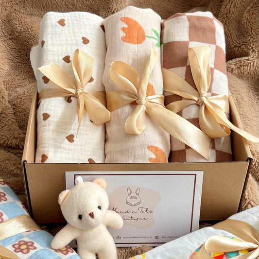 Swaddle Blanket Gift Set - 3 Pieces