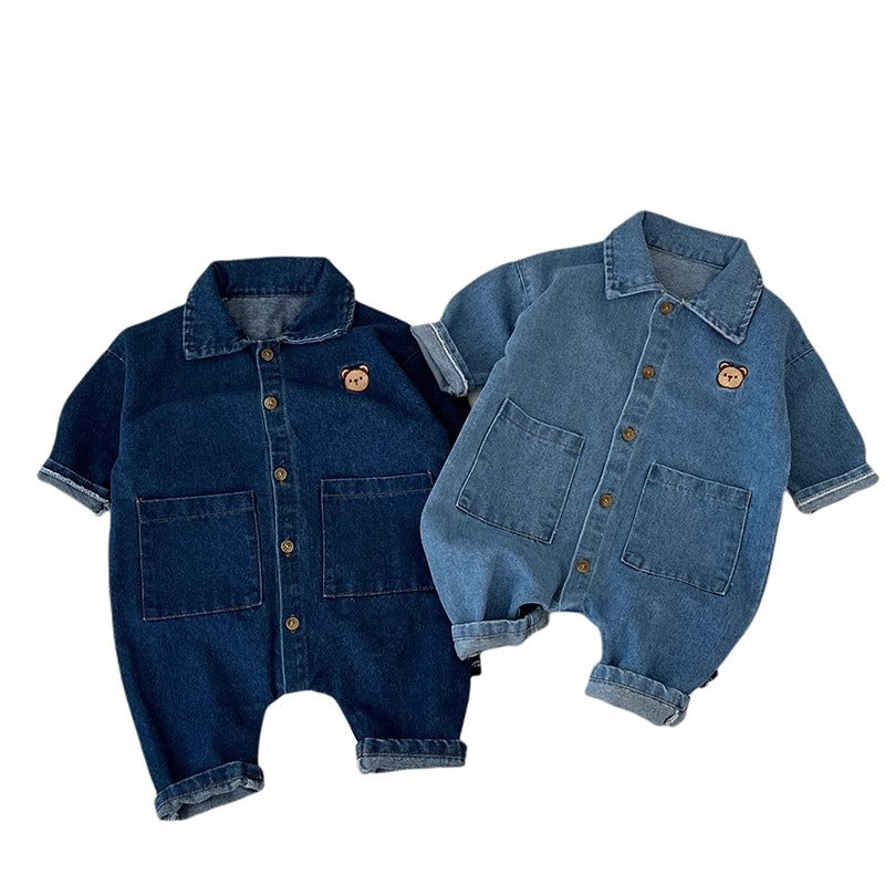 Denim Days Baby Romper