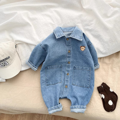 Denim Days Baby Romper