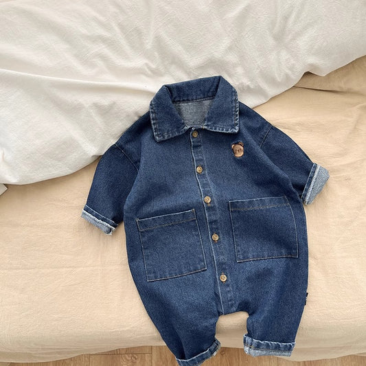Little in Levi Vibes Baby Romper