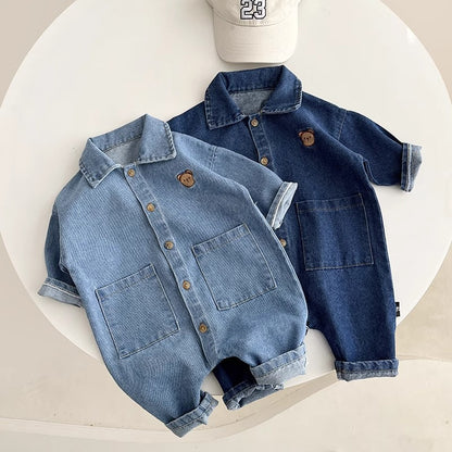 Little in Levi Vibes Baby Romper