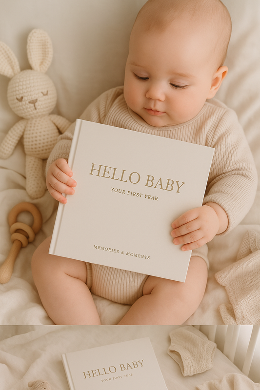 Hello Baby Photo Memory Book Keepsake