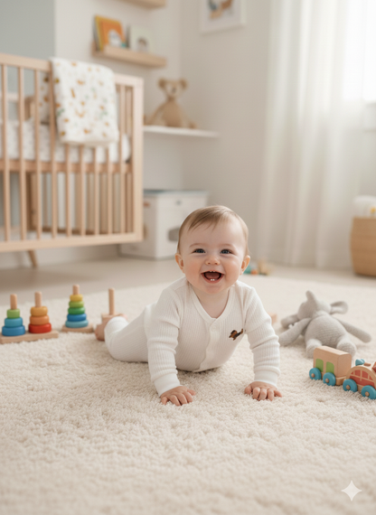 Cotton Baby Romper | Little Dog Patch