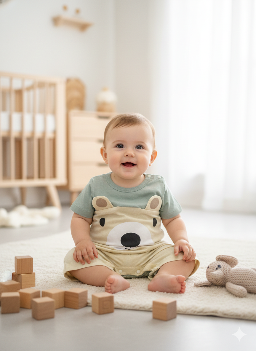 Bear Hugs Baby Romper