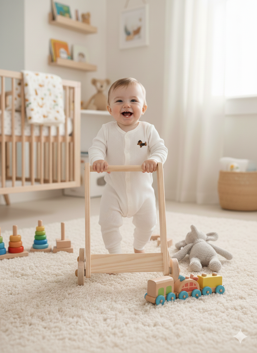 Cotton Baby Romper | Little Dog Patch