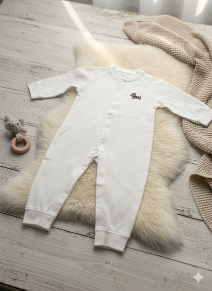 Cotton Baby Romper | Little Dog Patch