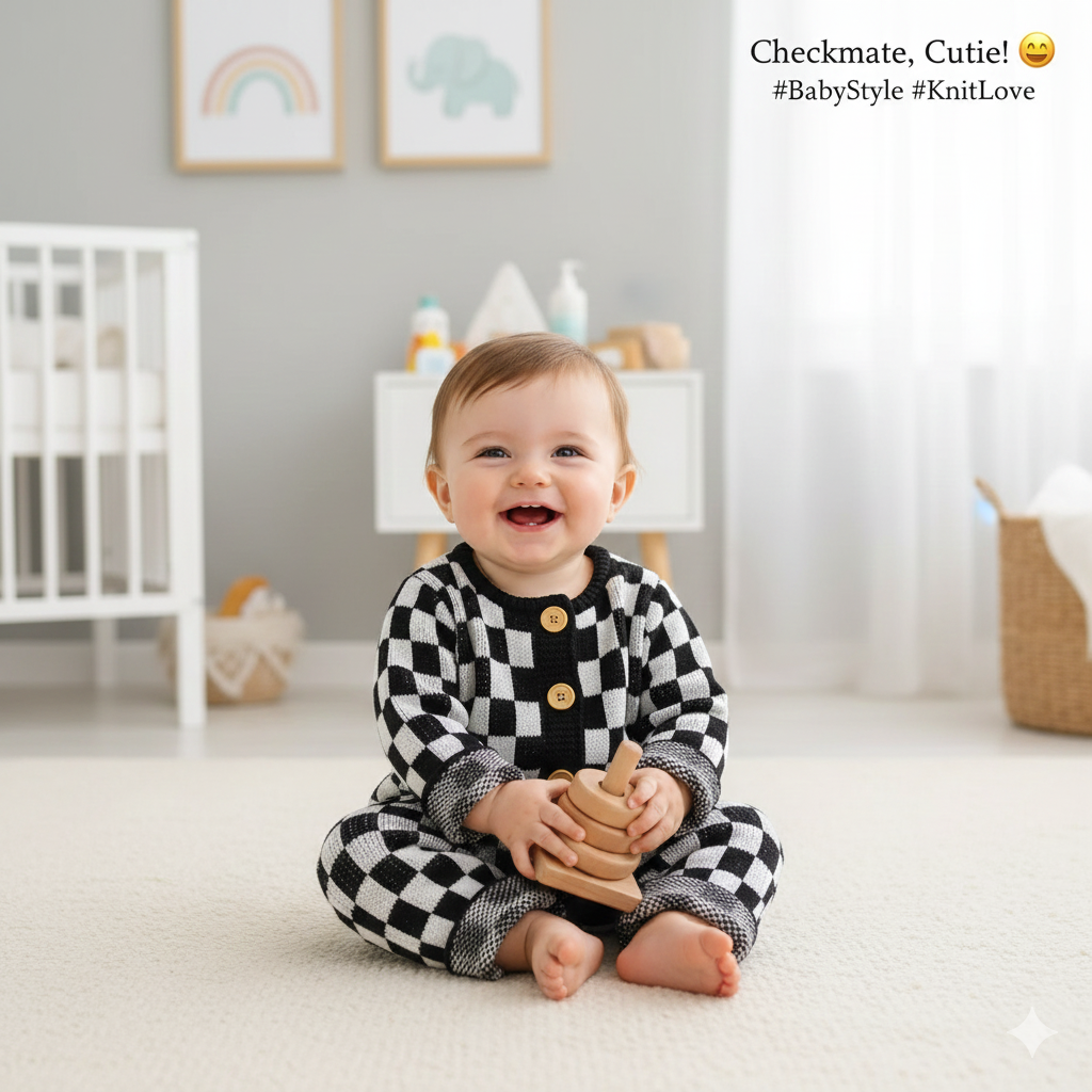 Check & Mate Baby Onesie