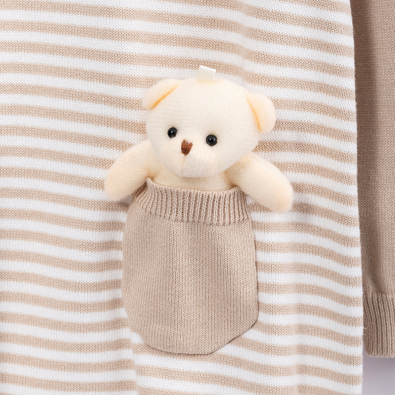 Peek-a-boo Bear Baby Romper