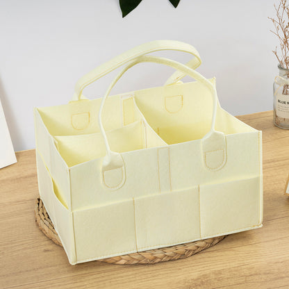 Diaper Caddy - Soft Yellow