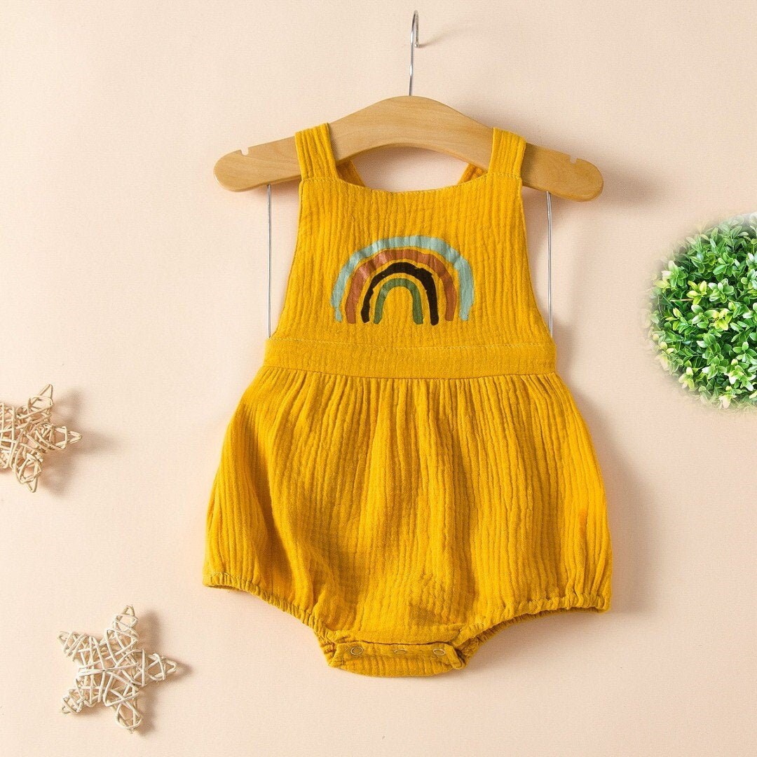 Rainbow Sunshine Baby Onesie