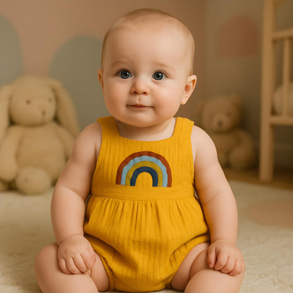 Rainbow Sunshine Baby Onesie
